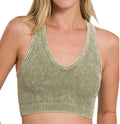 WASHED RIBBED RACERBACK T-TOP