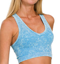 WASHED RIBBED RACERBACK T-TOP