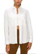 RELAXED FIT LINEN SHIRT