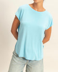 Relaxed Dolman Short Sleeve Top