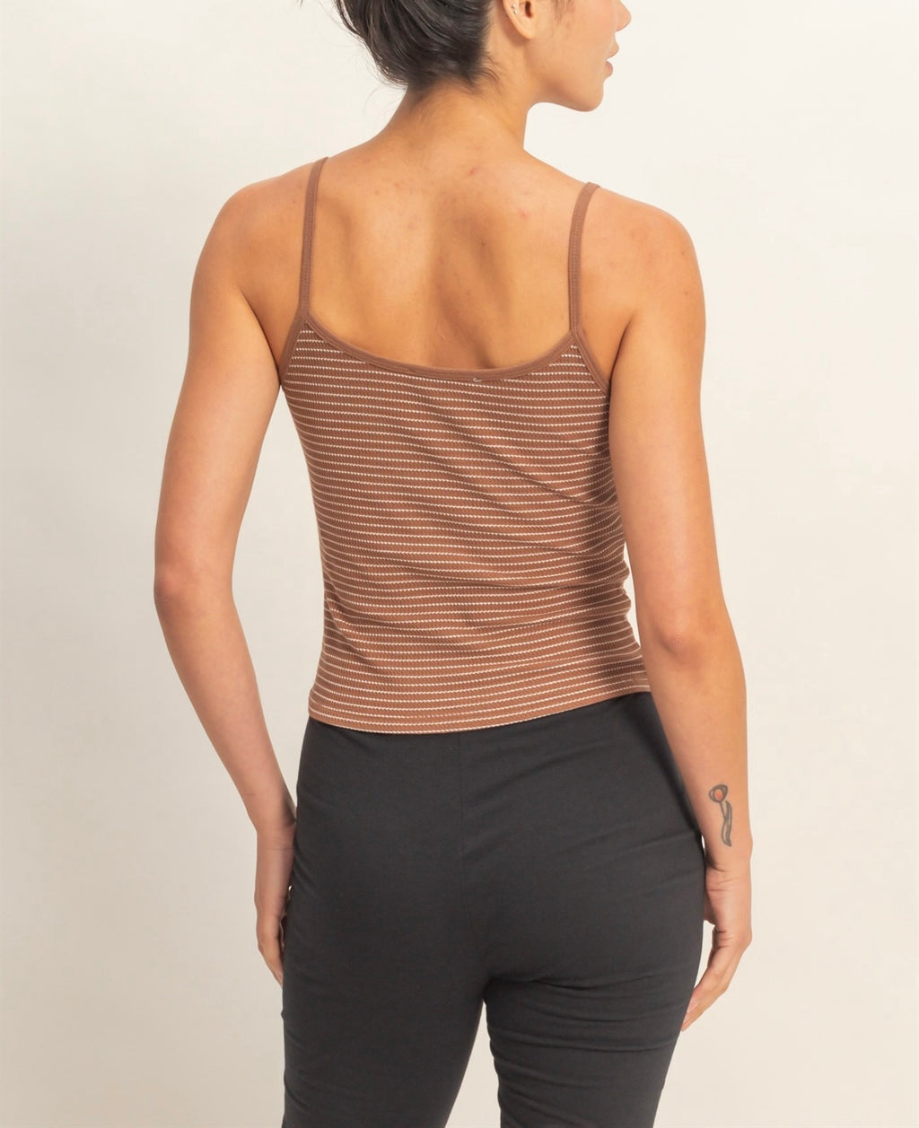 SNAP-BUTTON HENLEY CAMI