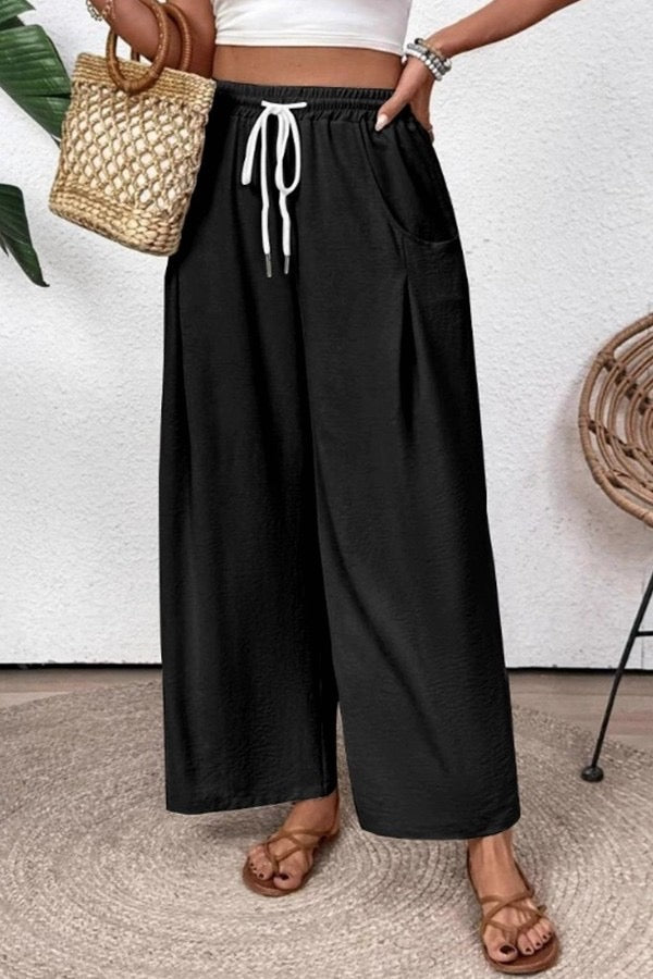 BEACH BREEZE WIDE LEG PANTS