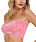 WASHED RIBBED SEAMLESS TUBE TOP