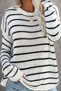 STRIPE KNIT SWEATER