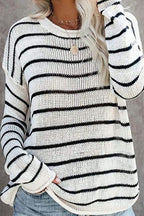 STRIPE KNIT SWEATER