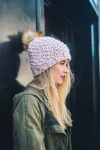 CHUNKY POM BEANIE