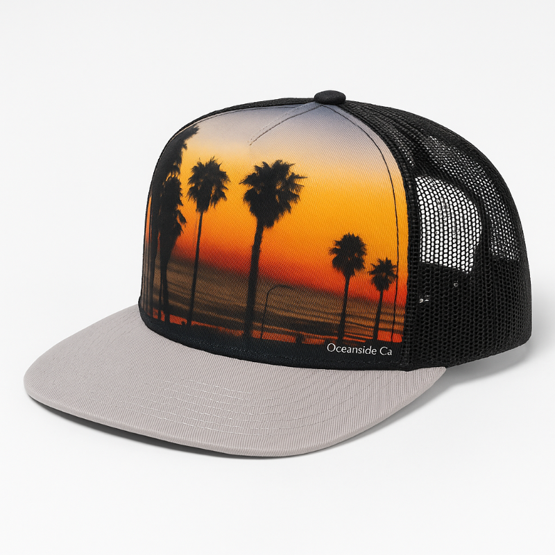 OCEANSIDE SUNSET TRUCKER HAT
