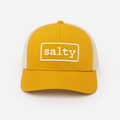 SALTY TRUCKER HAT MUSTARD