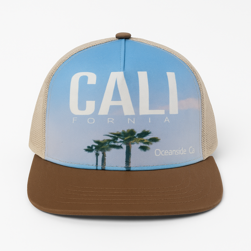 CALI TREE TRUCKER HAT