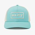 SALTY TRUCKER HAT TEAL