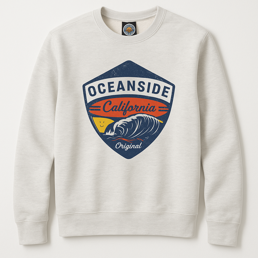 SURF CREST CREW NECK GREY