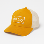 SALTY TRUCKER HAT MUSTARD