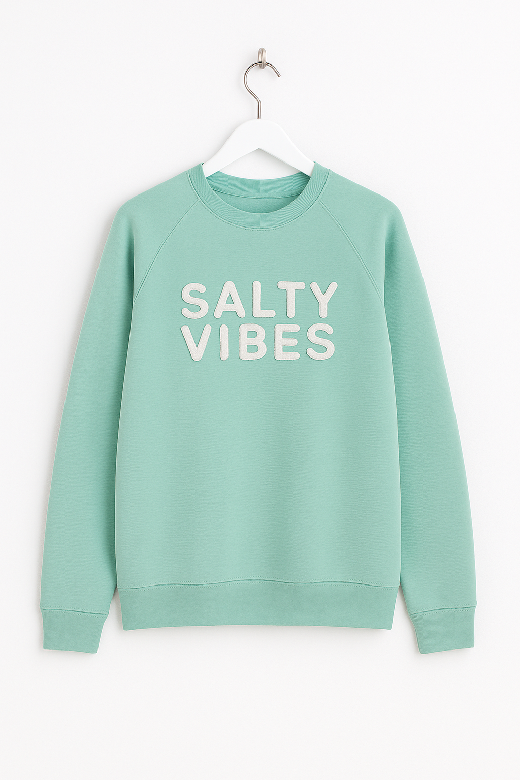 SALTY VIBES SUPER SOFT SWEATHIRT TEAL