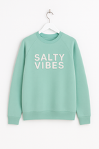 SALTY VIBES SUPER SOFT SWEATHIRT TEAL