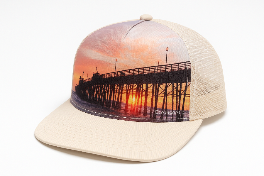SUNSET PIER TRUCKER HAT