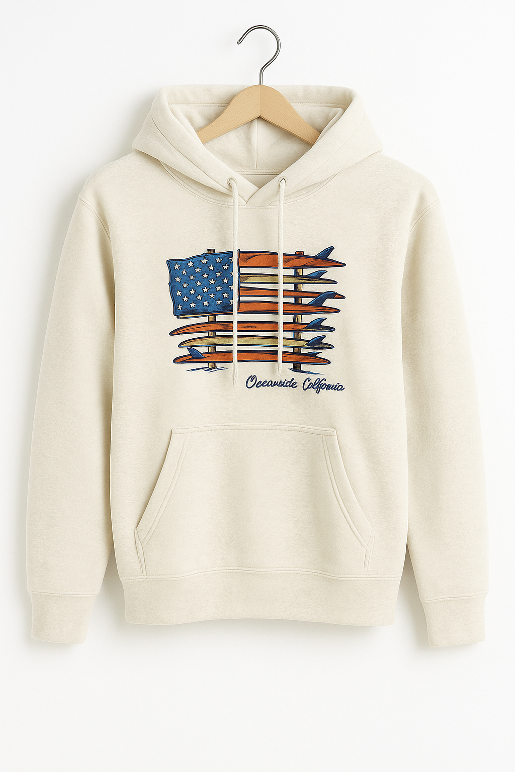 AMERICAN SURF HOODIE SAND