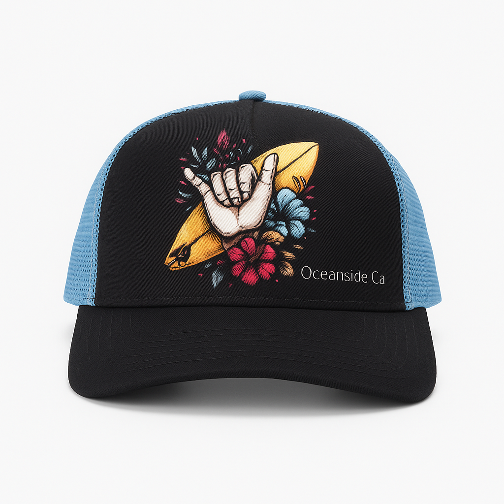 TROPICAL SHAKA TRUCKER HAT