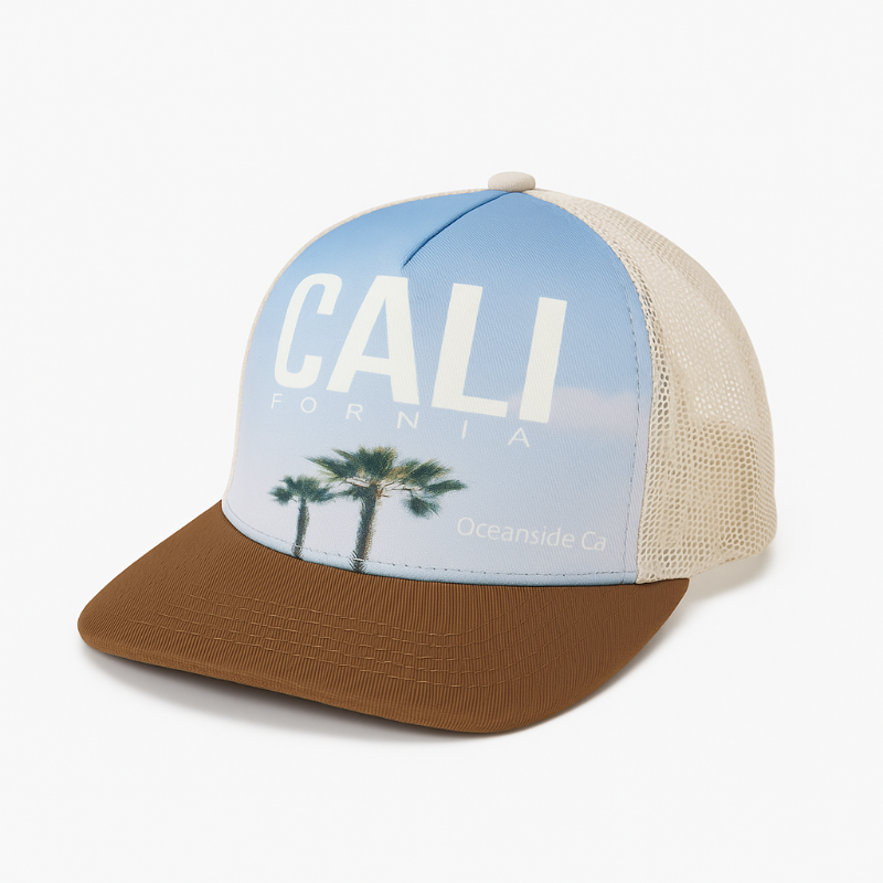 CALI TREE TRUCKER HAT