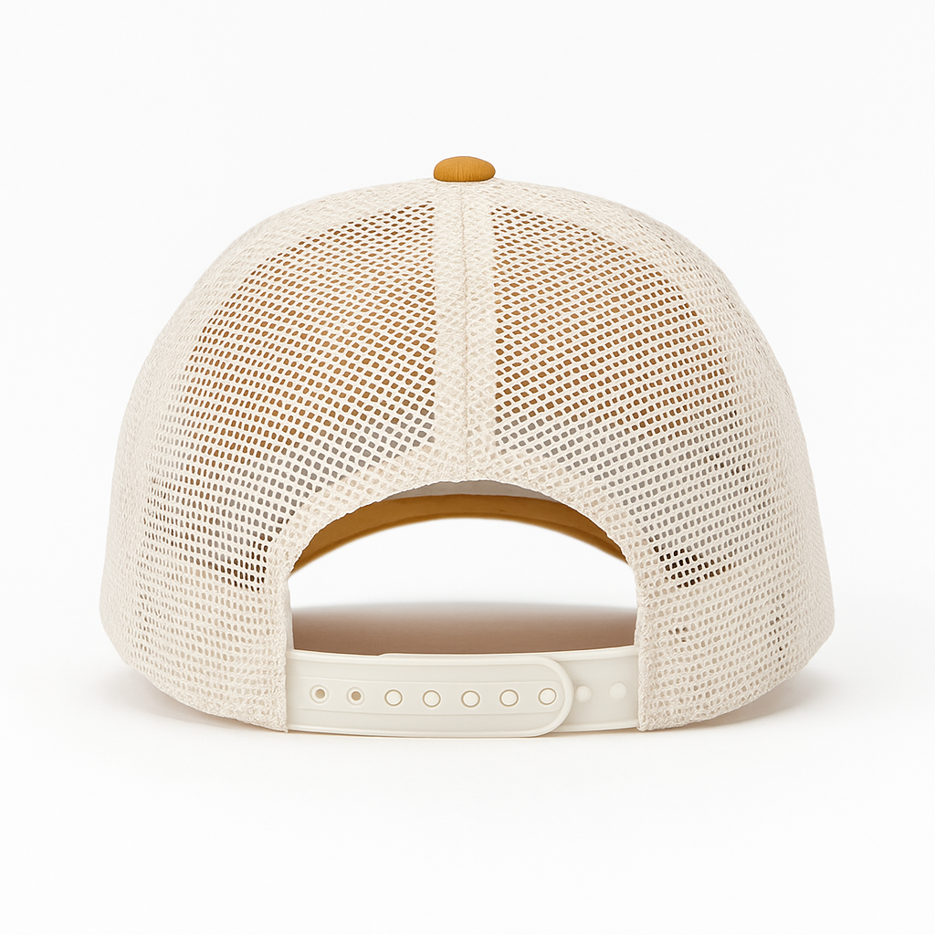 SALTY TRUCKER HAT MUSTARD