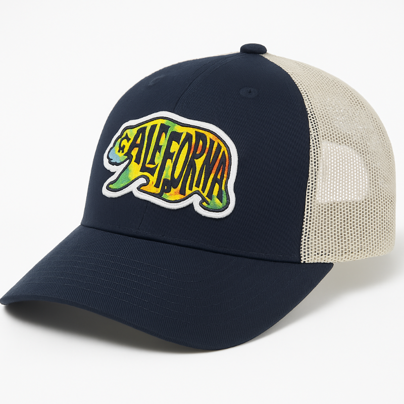 CALIFORNIA BEAR TRUCKER HAT