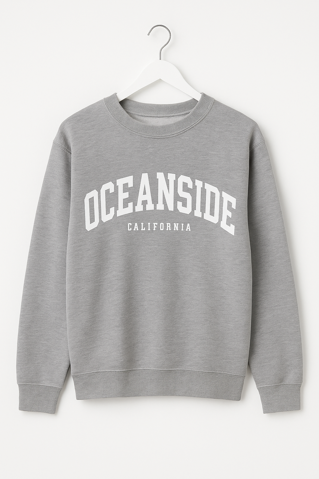 CLASSIC CREW NECK SWEATSHIRT GRAY