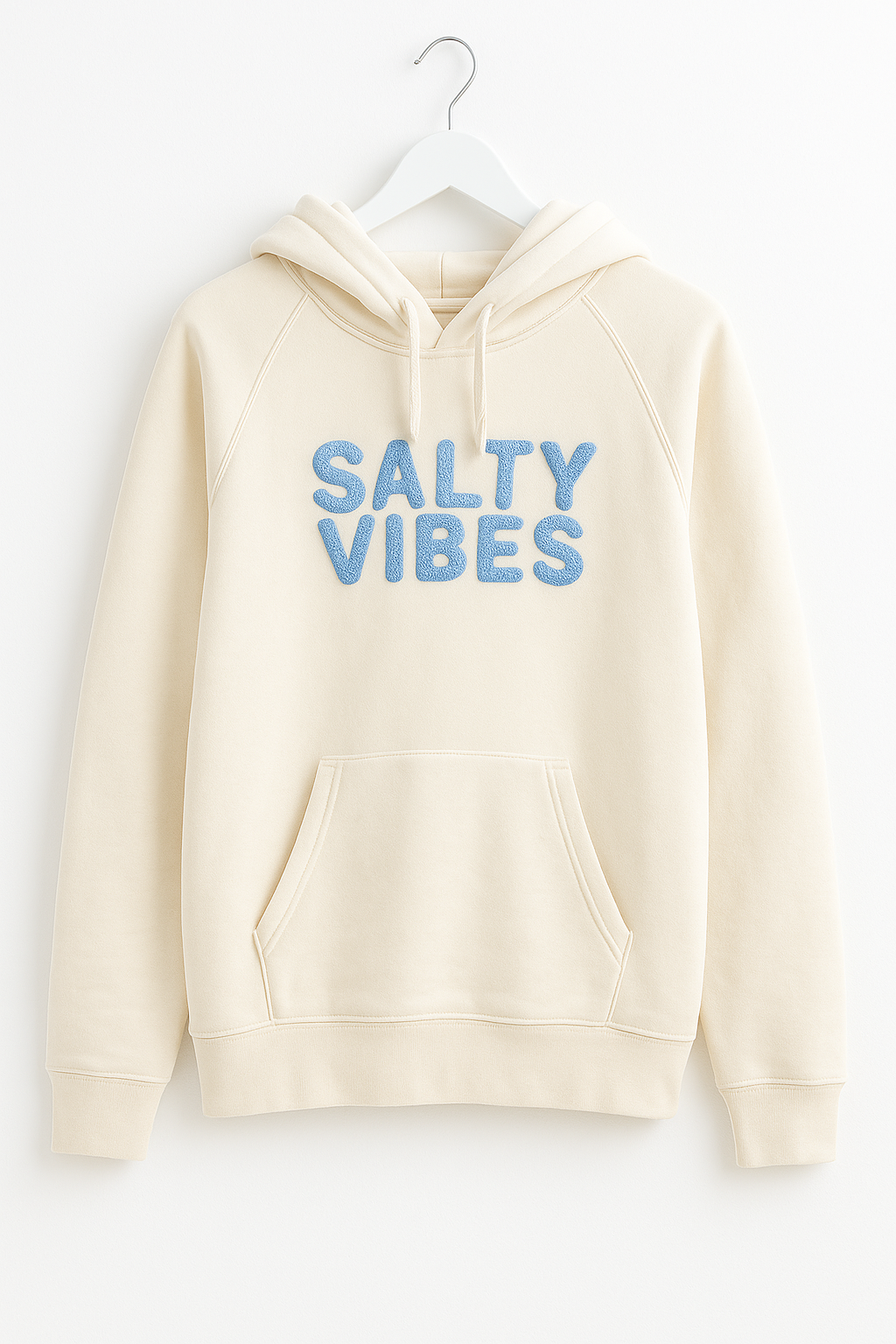 SALTY VIBES HOODIE CREAM