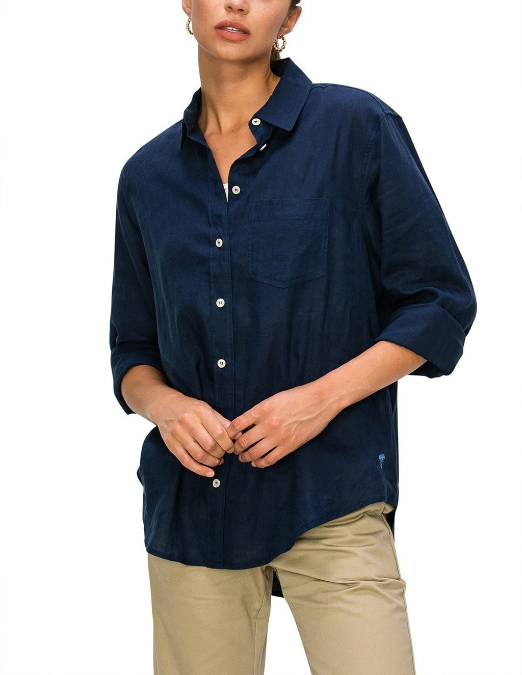 RELAXED FIT LINEN SHIRT